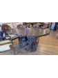 Claro Walnut Burl Single Slab Dining Table
